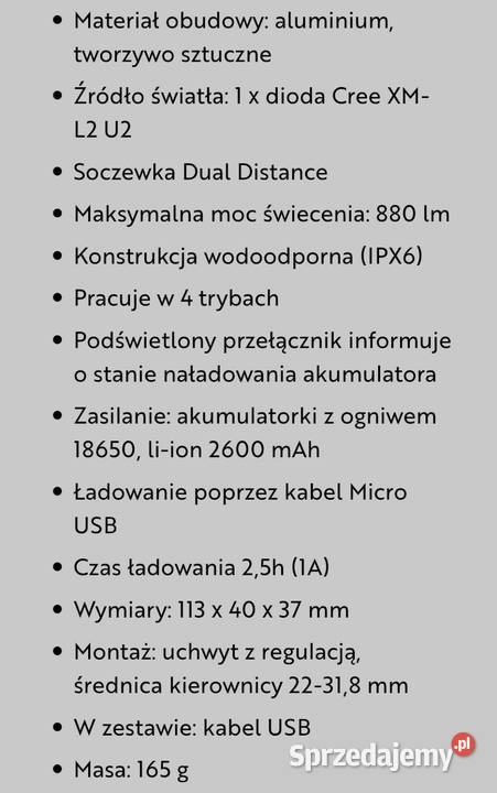 Lampka Prox CREE Rzeszów