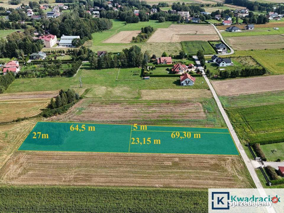 Działka 1650m2 Moderówka podkarpackie