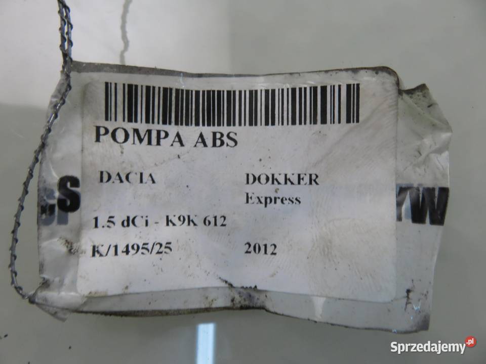 POMPA ABS DACIA DOKKER 10091514463 476608587R sprzedam