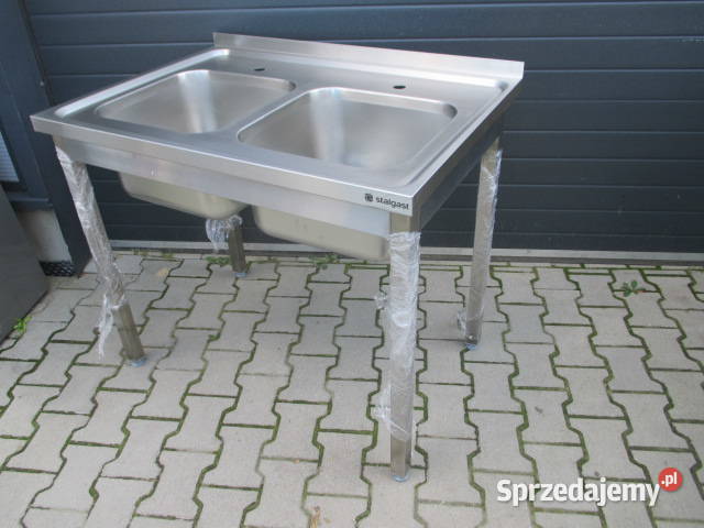 Zlew 2 Komory Dwukomorowy Stal Nierdzewna