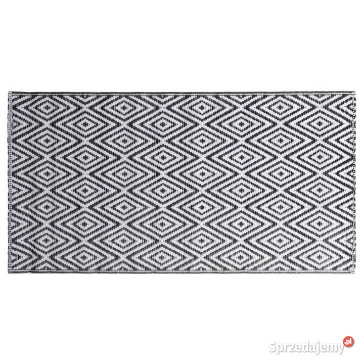 Dywan na zewnątrz białoczarny 160x230 PP Warszawa