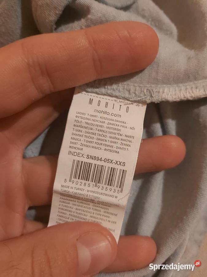 Bluzka szara z koralikami Mohito małopolskie Kraków