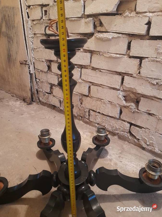 Zyrandol sześcioramienny Drewniany Dom i Ogród śląskie