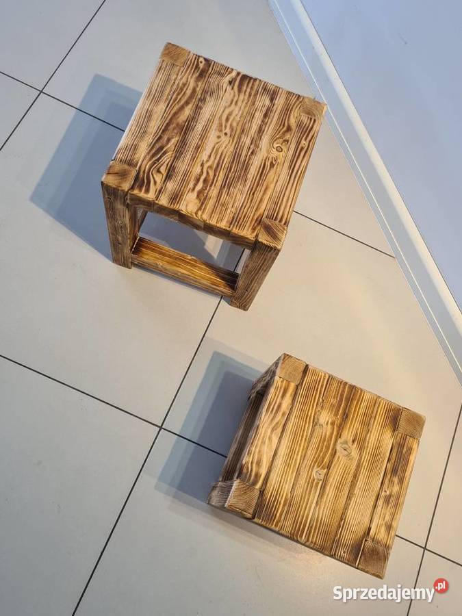 Drewniane stojakitaborety komplet 2 sprzedam