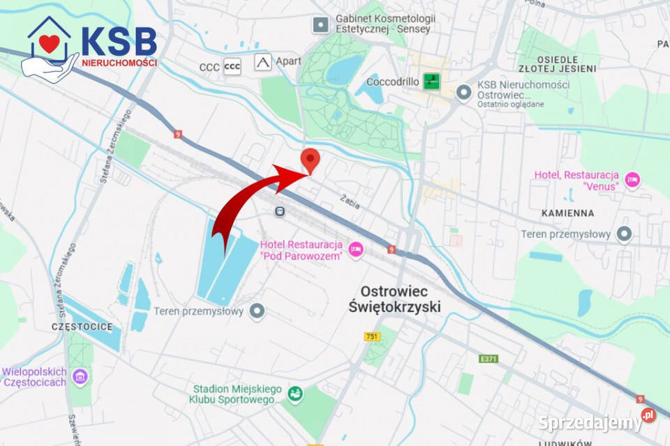 Dom w centrum Ostrowca 105m2 działka 826m2 asfalt Ostrowiec Świętokrzyski