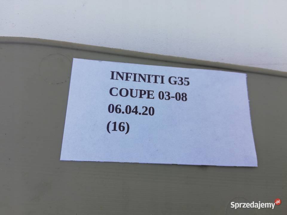 OSŁONA POSZYCIE TYŁ LEWY INFINITI G35 COUPE osobowe Nowy Tomyśl
