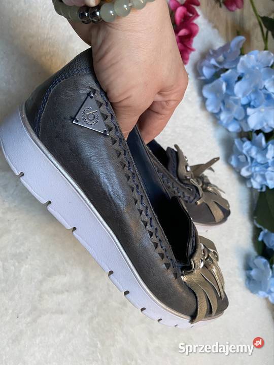Buty skórzane mokasyny 37 Damskie Warszawa