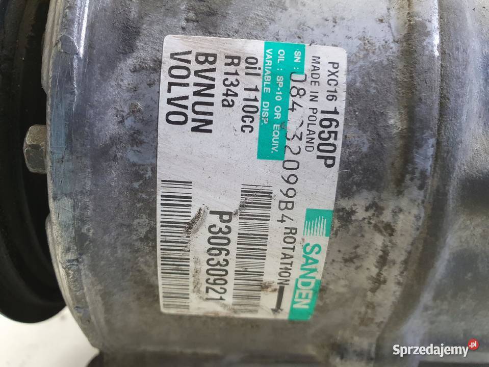 SPRĘŻARKA KLIMATYZACJI Volvo V70 III XC70 II 24 Chełm sprzedam