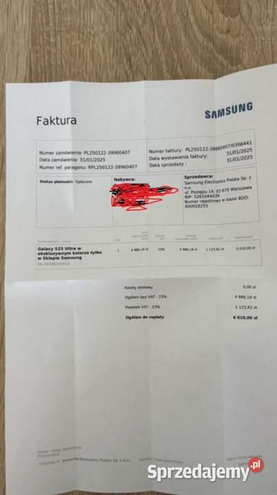 Samsung Galaxy S25 Ultra 1TB Warszawa sprzedam