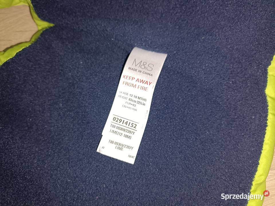 Ciepły bezrękawnik z kapturem MS 83 chłopiec