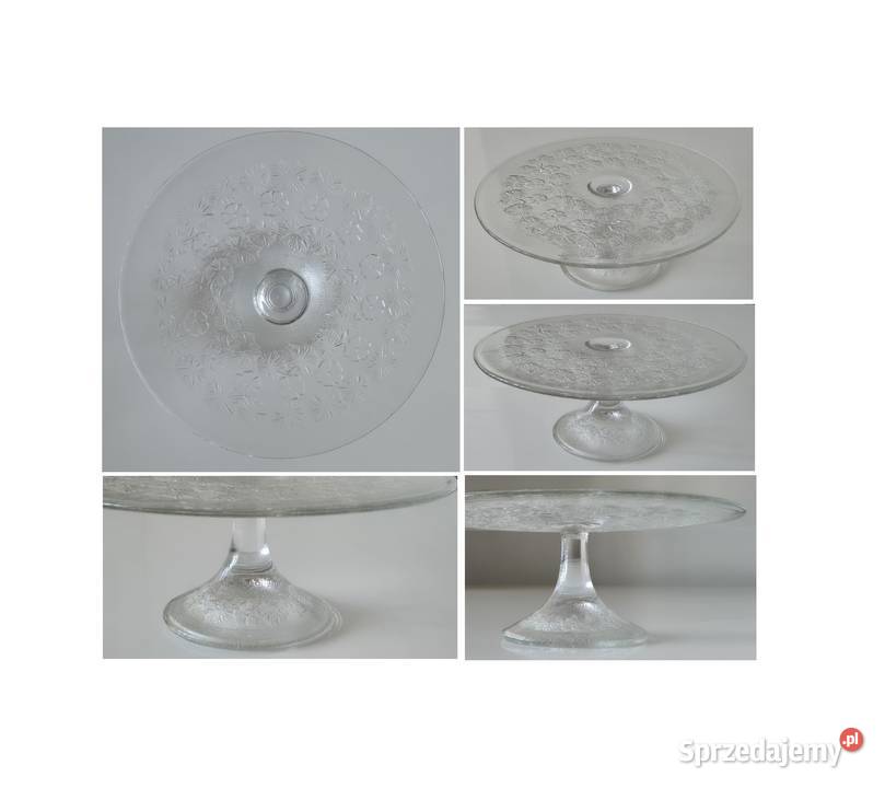 patera na tort ciasto ząbkowice antyk stara