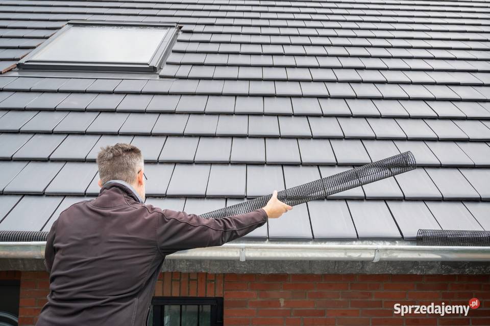 Siatka ochronna na rynny przeciw liściom 2m Pozostałe Cieśle sprzedam