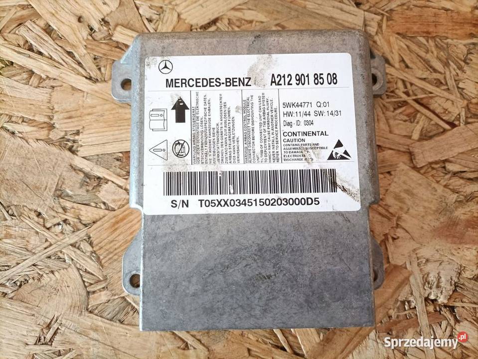 MERCEDES EKLASA W207 W212 MODUŁ PODUSZEK SENSOR Pleszew