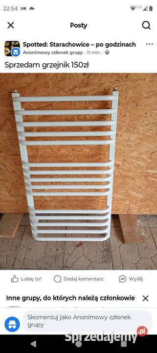 Sprzedam grzejnik używany 2 sezon grzewcze świętokrzyskie Wieloborowice