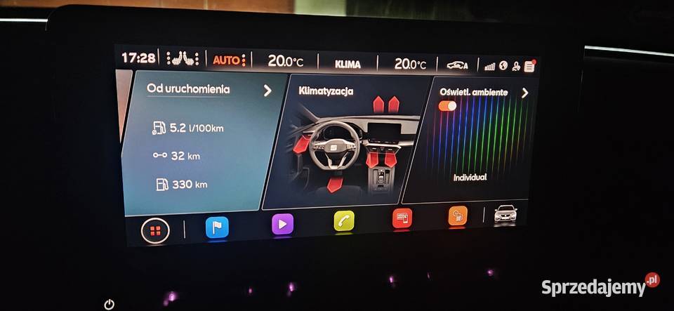 Seat Leon 20 TDI Xcellence SS DSG LED 1968cm3 podkarpackie Radomyśl Wielki sprzedam