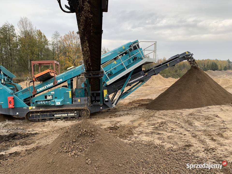 Przesiewacz sortownik Powerscreen Chieftain 1400 Trachy