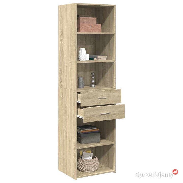 Wysoka szafka dąb sonoma 50x425x185 WM3281457 Warszawa