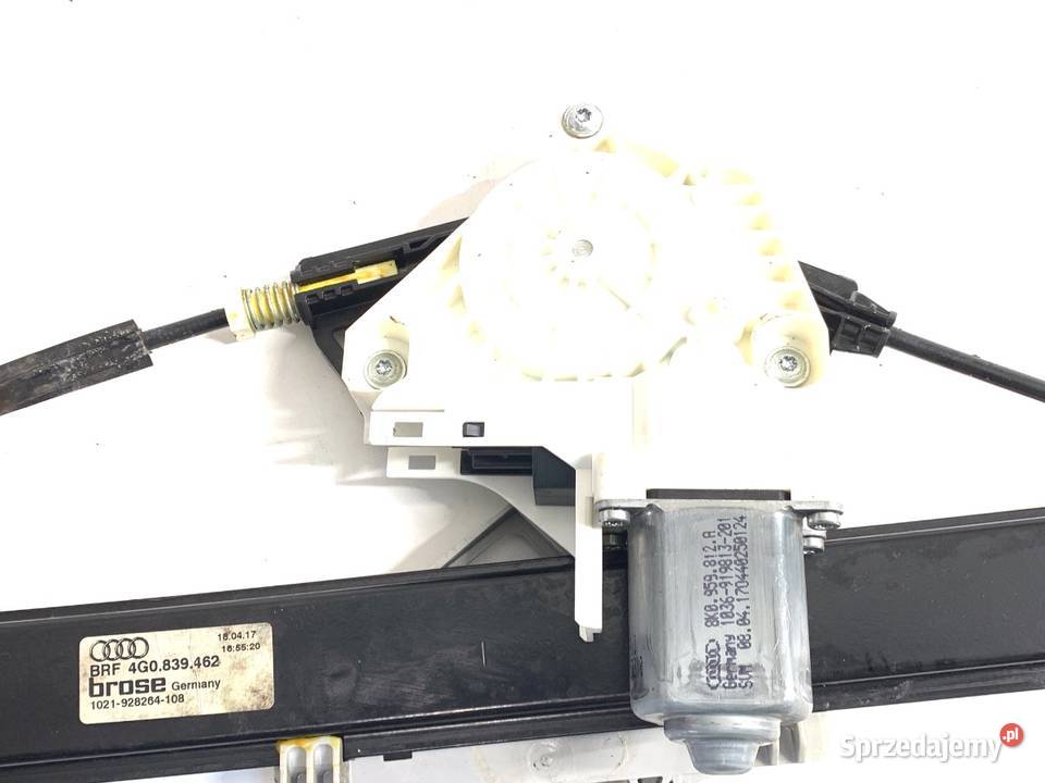 PODNOŚNIK SZYBY PRAWY TYŁ AUDI A6 C7 4G0839462