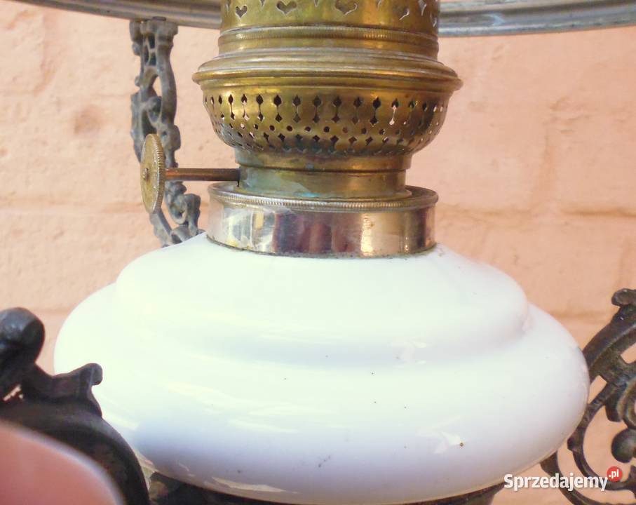 Przedwojenna Lampa Naftowa Wisząca Katowice