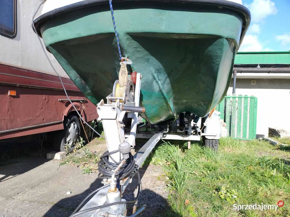 Łódka łódź przyczepa silnik ryby Zabrze