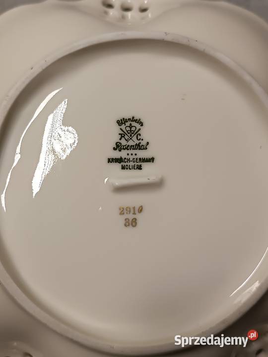 Patera Rosenthal MOLIERE Elfenlein zachodniopomorskie Dobrzany