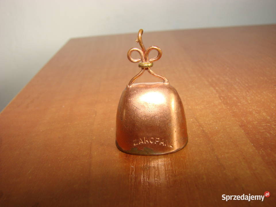 Zakopane mały mosiężny dzwonek pomorskie Pruszcz Gdański