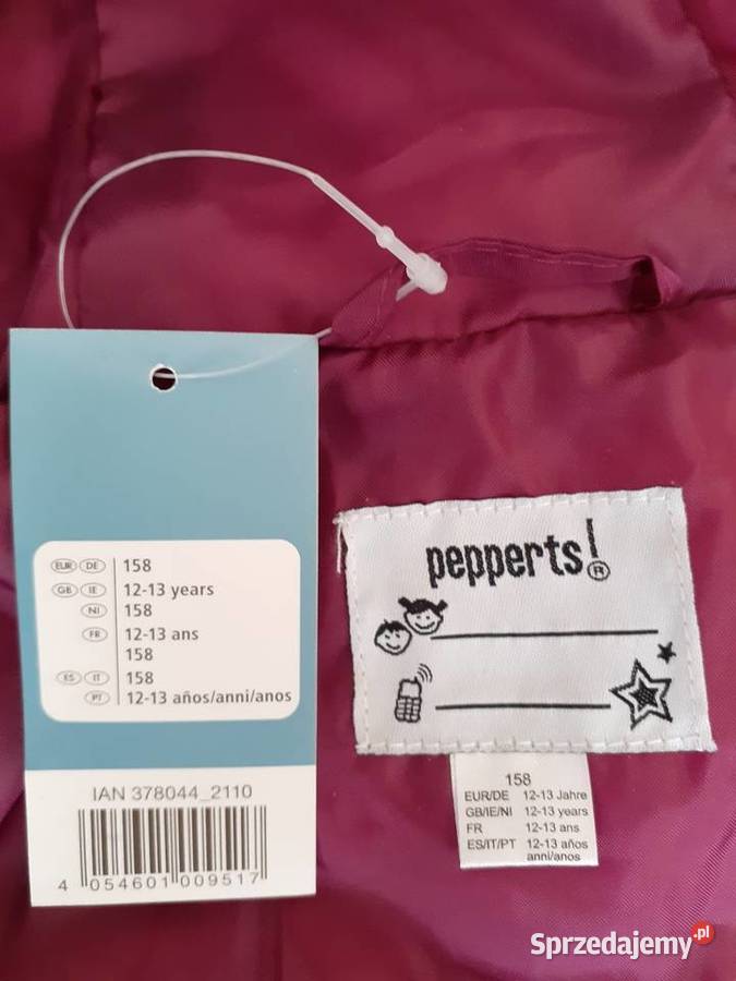 Nowa kurtka dziewczęca Pepperts wiosna jesień dziewczynka Gniezno