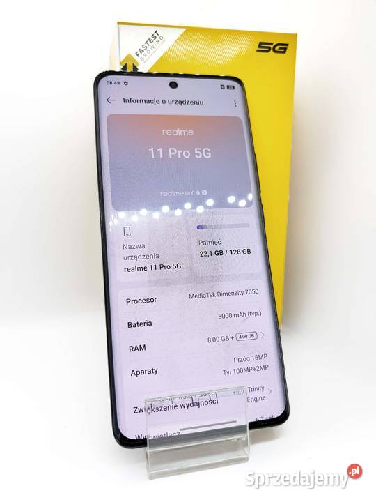 Smartfon realme 11 Pro 5G 8GB 128GB Astral Black Elbląg