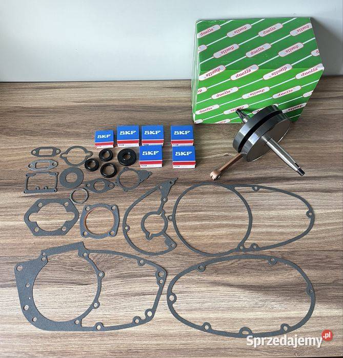 NOWY KOMPLETNY WAŁ KORBOWY DUELLS ŁOŻYSKA Bielsko-Biała