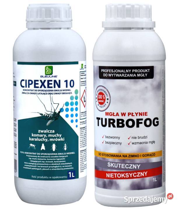 CIPEXEN TURBOFOG oprysk utrwalacz na komary Zahajki sprzedam