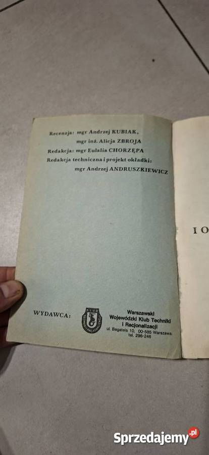 Podręczny zbiór przepisów o wynalazczości 1985 Poznań