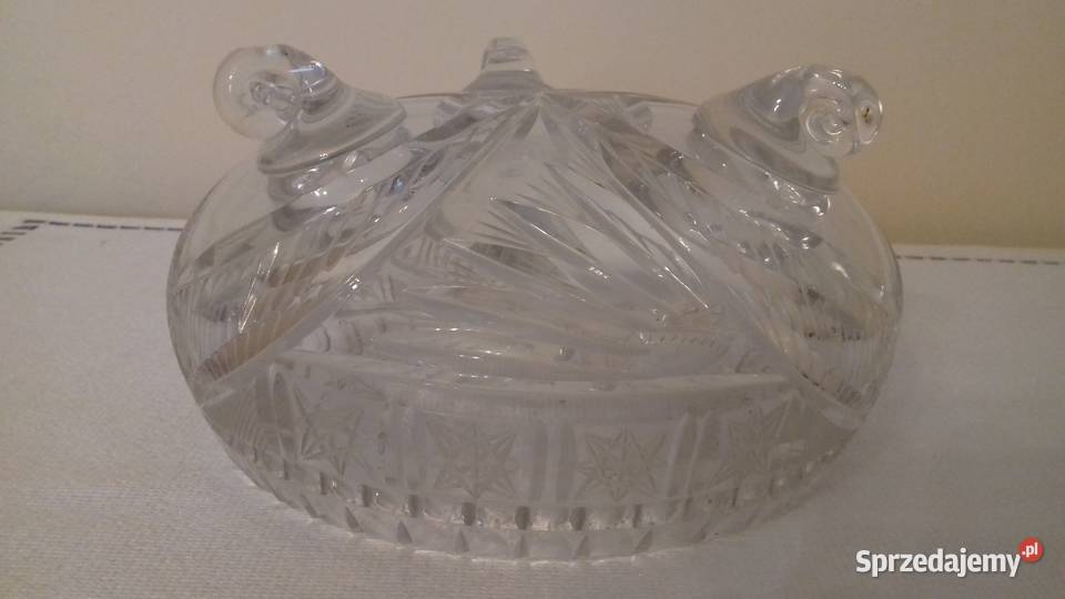 Owocarka kryształowa średnia Vintage do