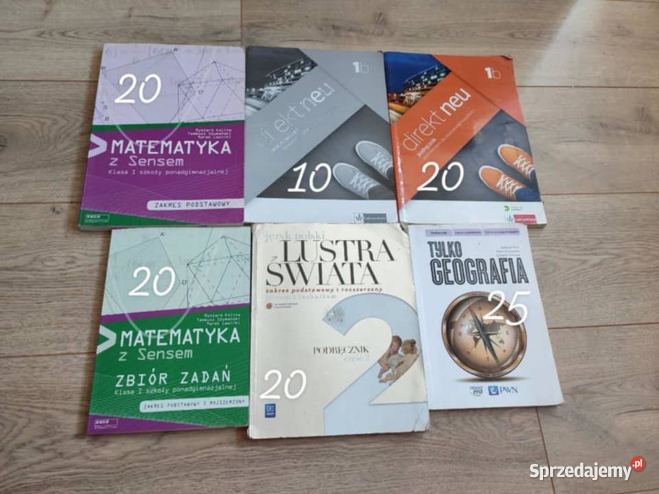 Ksiązki Podręczniki szkoła średnia Żarki sprzedam