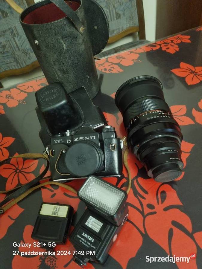Obiektyw  Carl Zeiss Jena DDR MC Sonnar f28 f Mińsk Mazowiecki