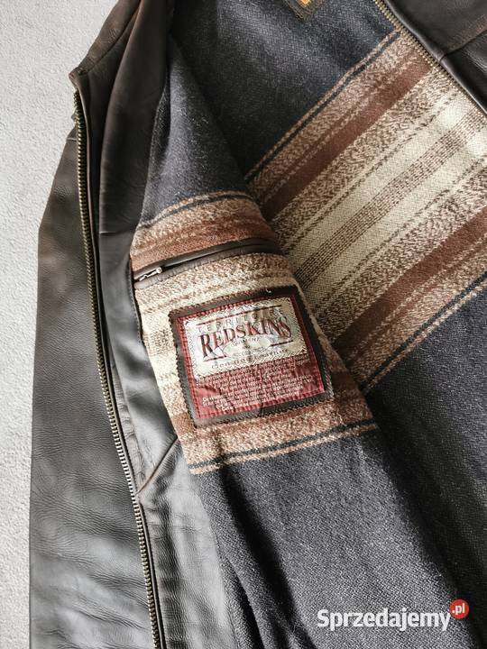 REDSKINS Oryginalna kurtka skórzana XXXL JEDYNA Łódź