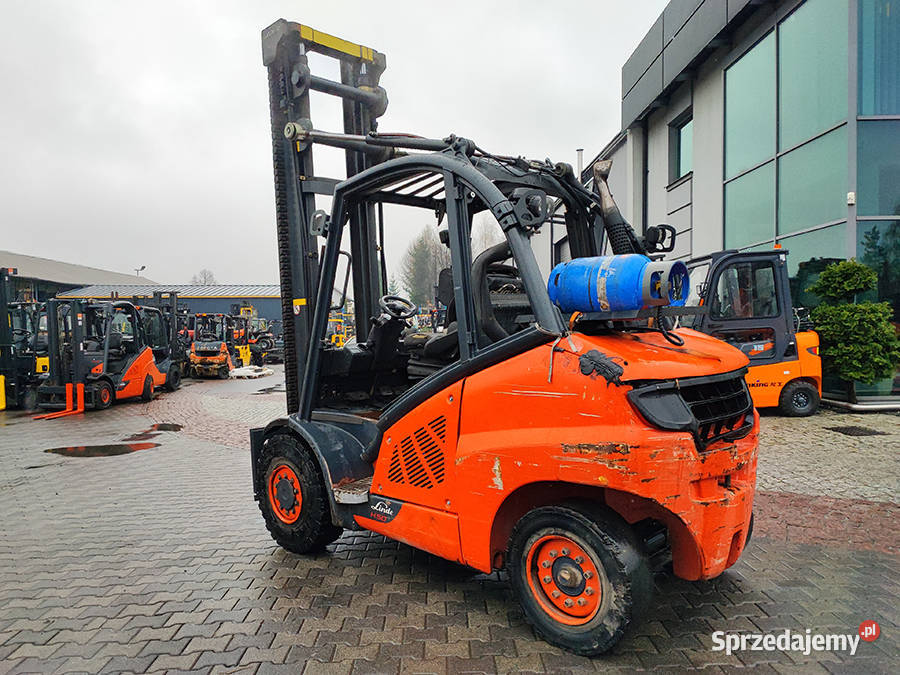 Wózek widłowy Linde H50T02 5 ton duplex 5 m 2015 Kęty
