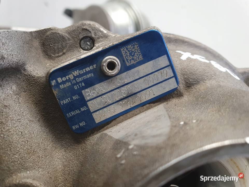 TURBOSPRĘŻARKA Volvo V60 XC60 S80 II 24 D5 turbo osobowe Chełm