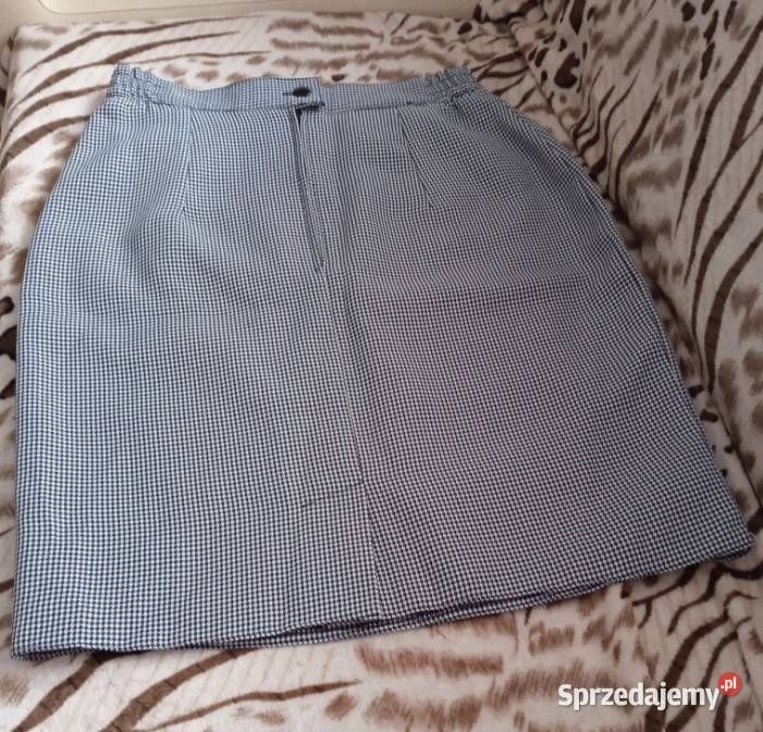 Elegancka spódnica w kratkę pepitkę Na rozmiar podkarpackie