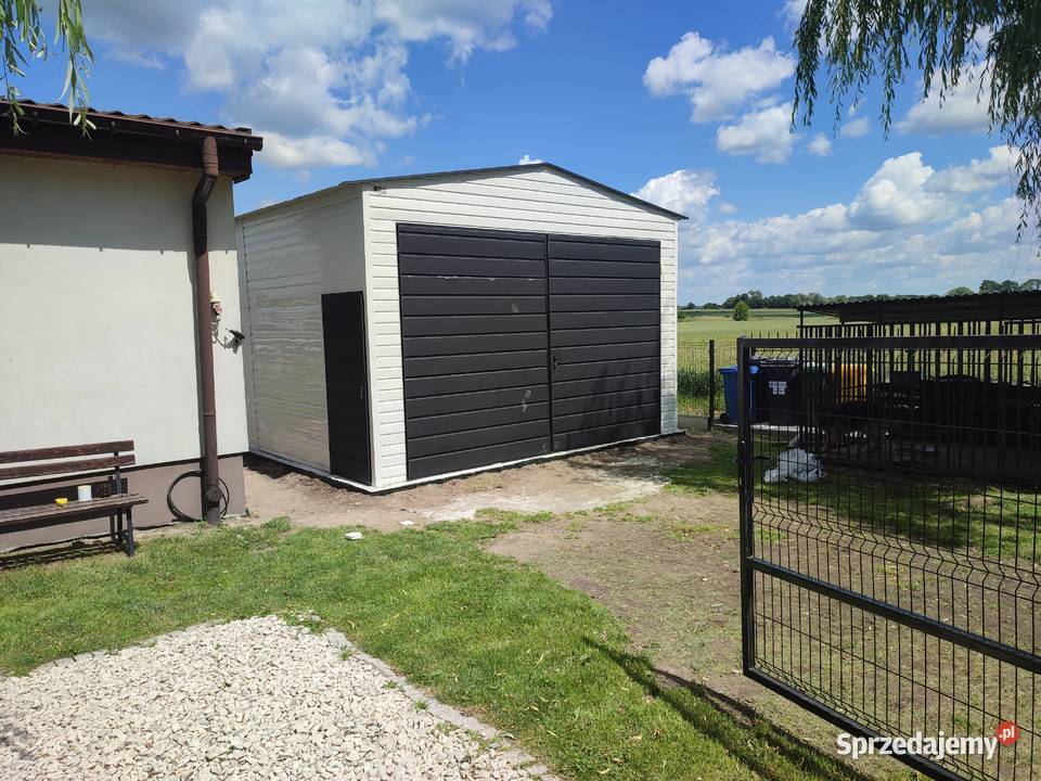 Garaż Blaszany Schowek ogrodowy Magazyn Domowy Sprzedaż Skórcz