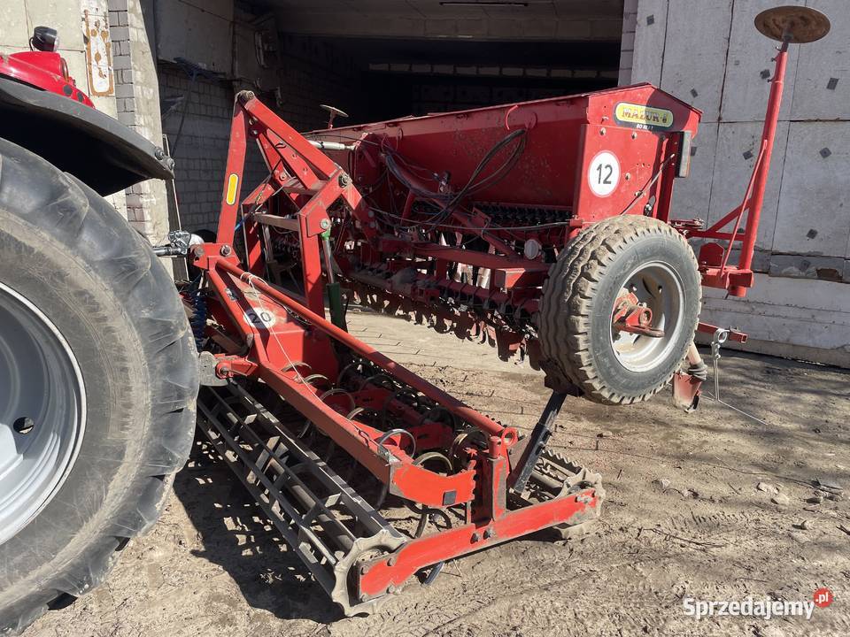 Zestaw uprawowo siewny rolmasz Kutno 4m agregat Pruśce