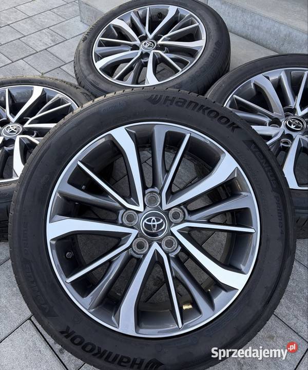 Komplet Kół Felg aluminiowych Toyota OE 70 x 17 lubuskie Drezdenko