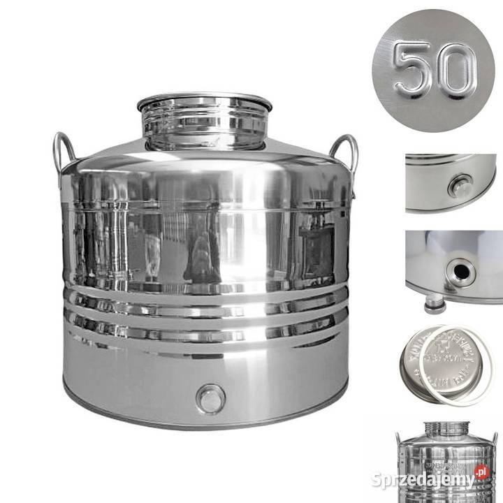Beczka bańka stal nierdzewna inox 50L na bimber Siemianowice Śląskie