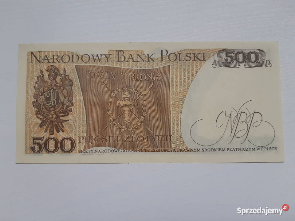 500 Kościuszko 1982 CL UNC kujawsko-pomorskie Koronowo