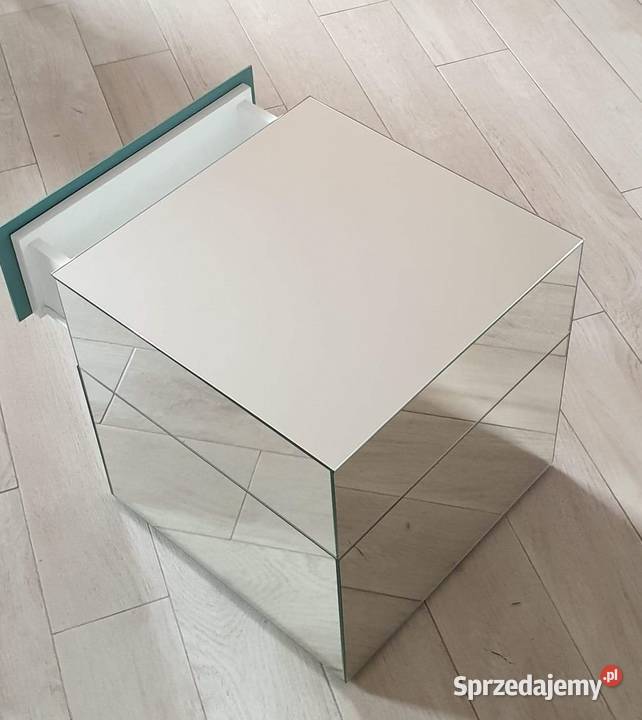 Glamour LUSTRZANY Stolik 35x35x35wys Nocny Pozostałe