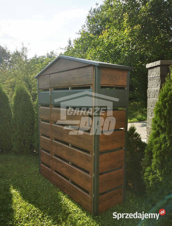 Wiata śmietnikowa dwuspad 13x05m Schowek łódzkie Bełchatów