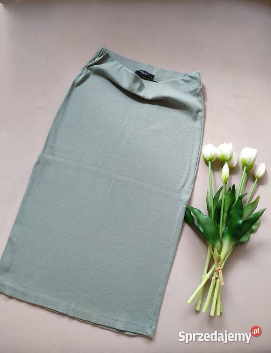 Spódniczka spódnica zielona bawełniana 38 M Rozmiar 38(M) Koszalin
