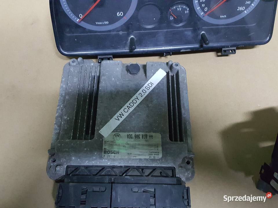 Zestaw startowy Vw Caddy licznik komputer Gniewkowo sprzedam