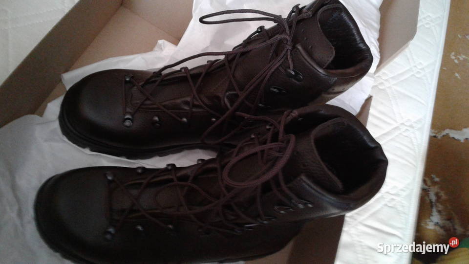 Buty wojskowe zimowe nowy wzór brązowe skóra 27cm Warszawa