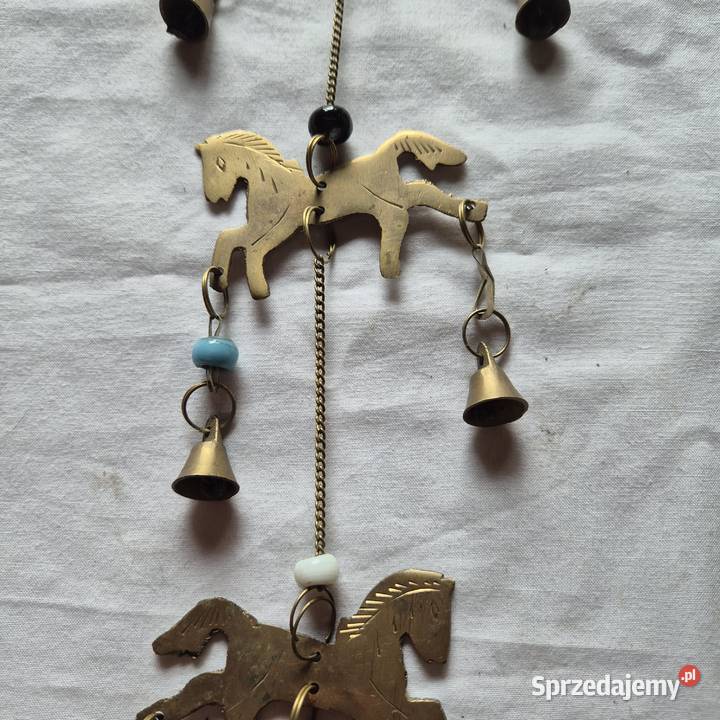 Zawieszka śliczne vintage koniki z dzwoneczkami Pozostałe Brzesko