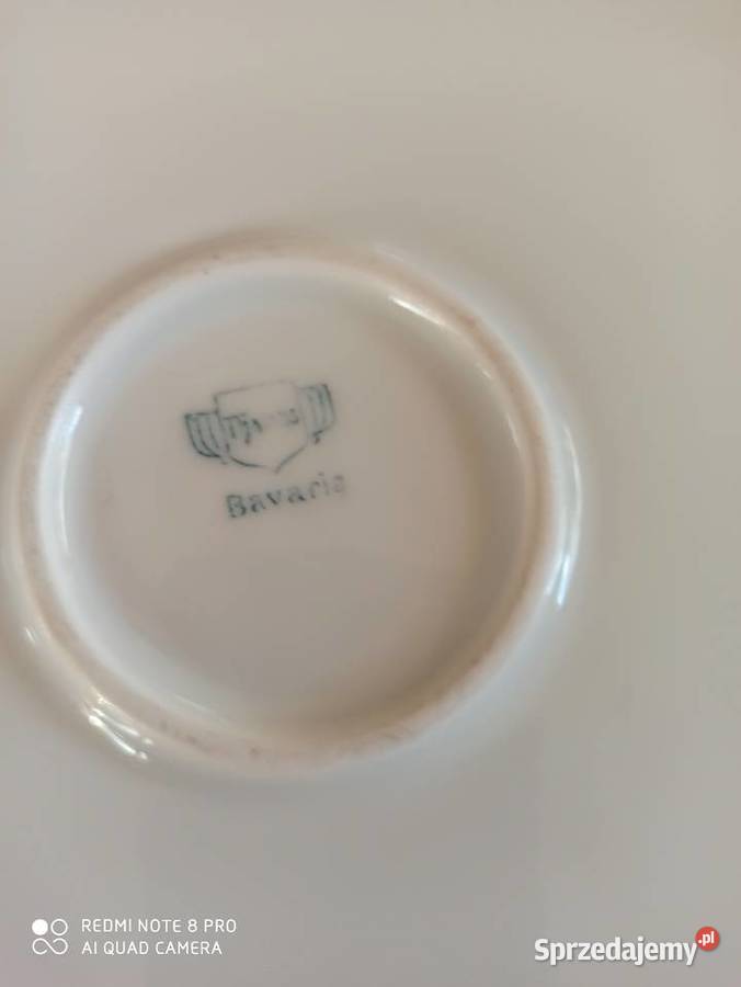 Patera z bordowymi różamiSygnatura Thomas190822 Gdańsk